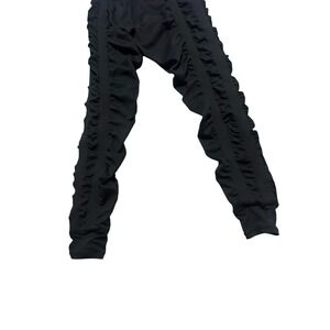 Black Ruched Leggings